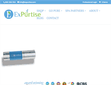 Tablet Screenshot of expurtise.com